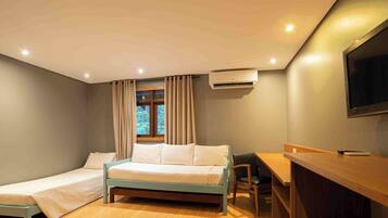 Minibar, in-room safe, desk, blackout curtains