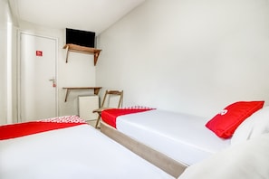 ツインルーム | WiFi (無料)、ベッドシーツ