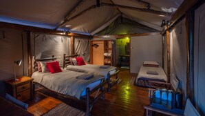 奢華帳棚, 1 間臥室 (Tented Camp) | 筆電工作空間、獨特裝潢、布置獨特、床單