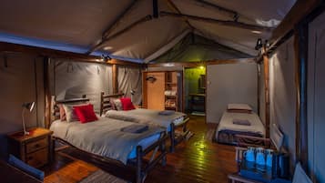 Luxury Tent, 1 Bedroom (Tented Camp) | Individually decorated, individually furnished, laptop workspace