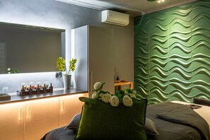 Salas de tratamientos para parejas, sauna, baño turco 