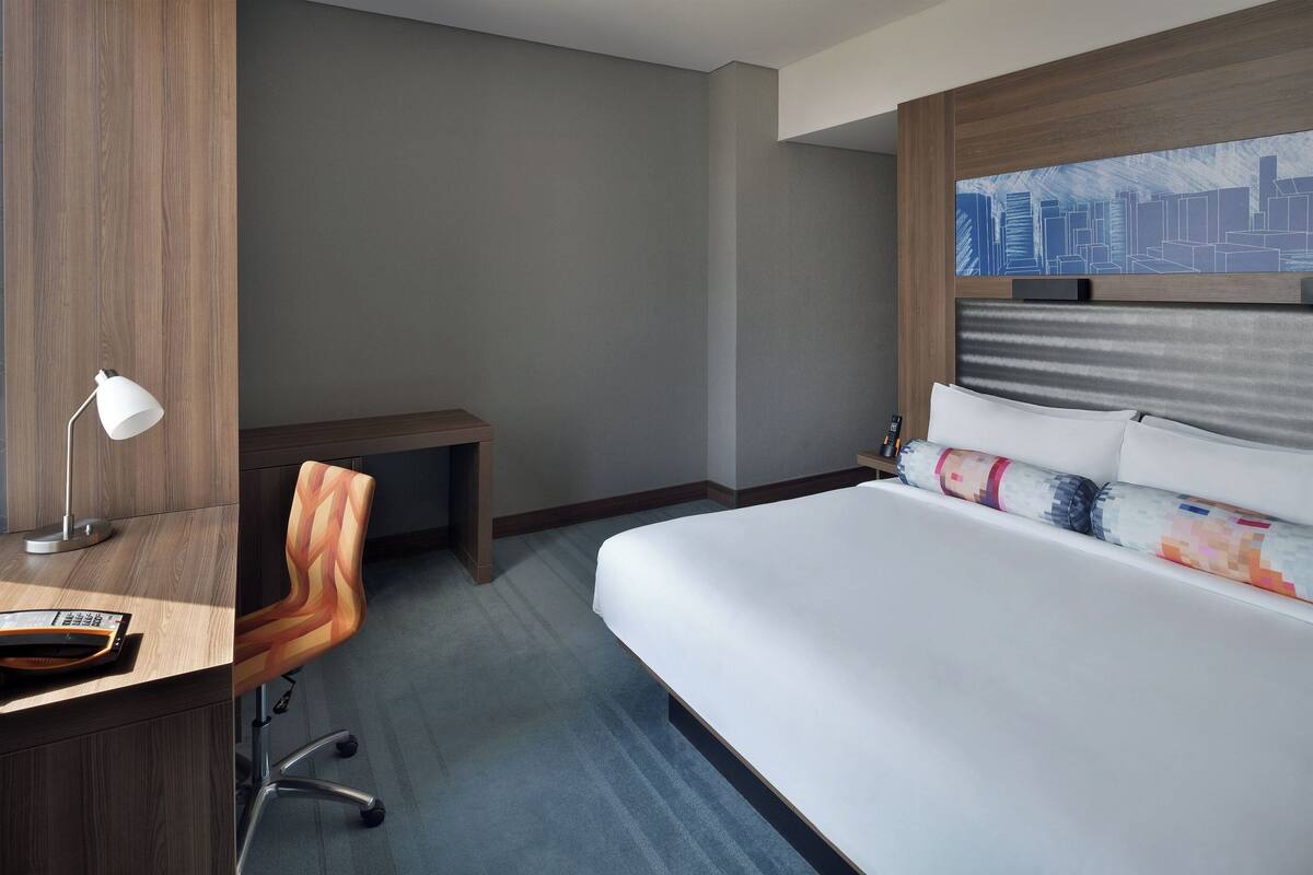 Suite, 1 Tempat Tidur Double | Brankas, meja kerja, setrika/meja setrika, dan tempat tidur bayi gratis