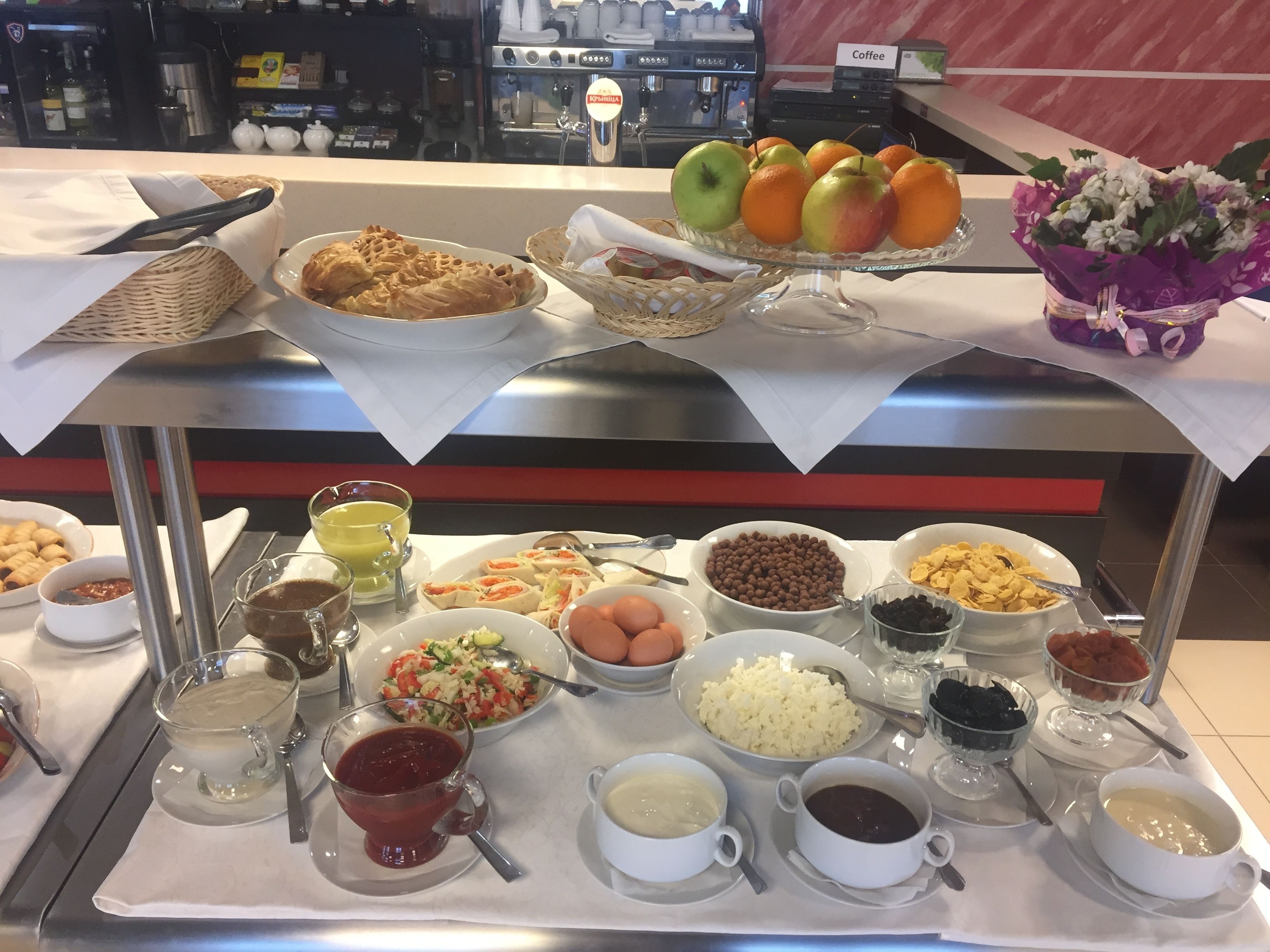 daily buffet breakfast (usd 7 per person)