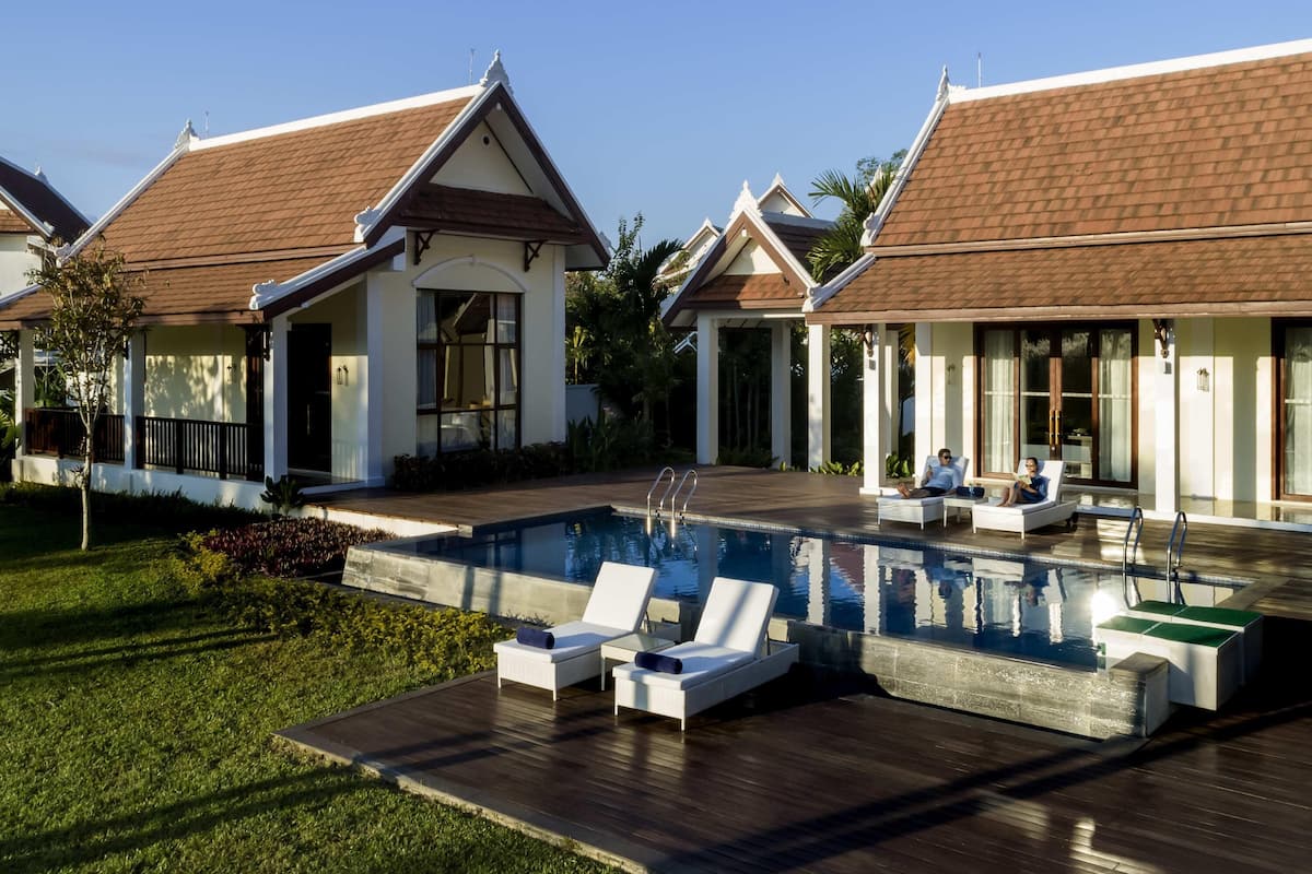 Villa, 2 Bedrooms, Private Pool (Private Garden) | Minibar, in-room safe, desk, blackout drapes