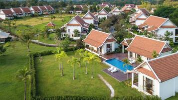 Villa, 2 chambres, piscine privée (Private Garden) | Vue sur la cour