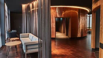 Un sauna, baño turco