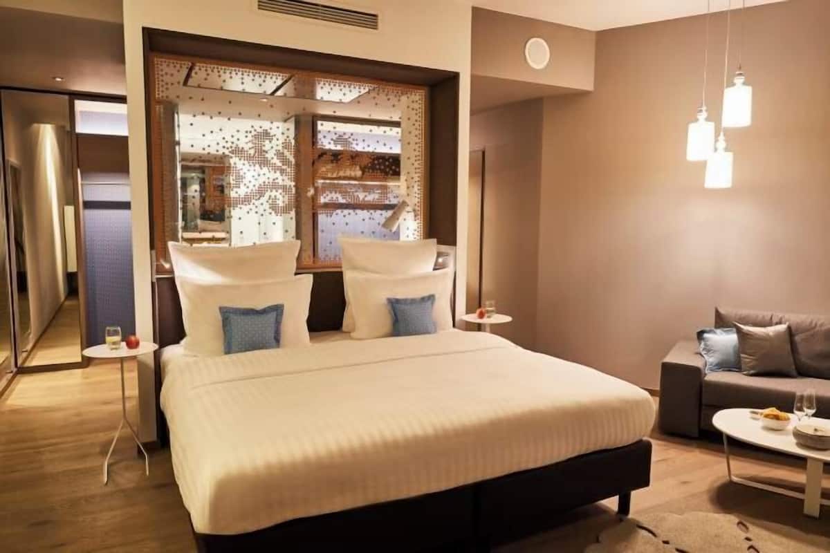 1 chambre, literie de qualité supérieure, couette en duvet d'oie