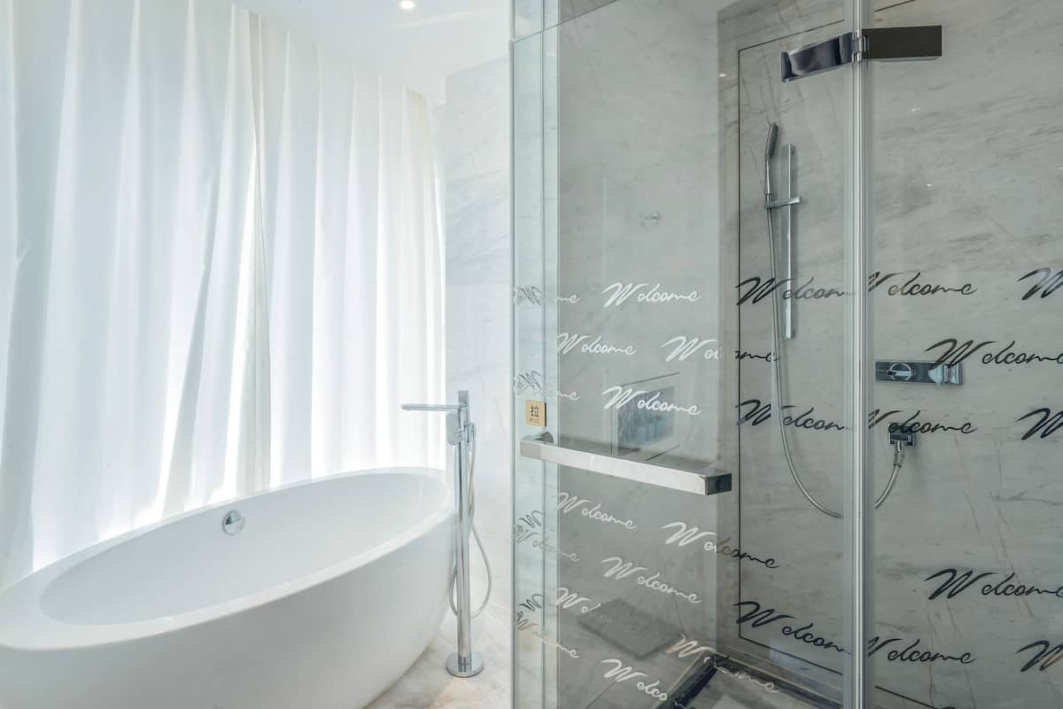 1 soveværelse, premium-sengetøj, minibar, pengeskab på værelset