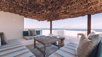 Premium Suite, Private Pool, Sea View | 1 bedroom, minibar, in-room safe, laptop workspace