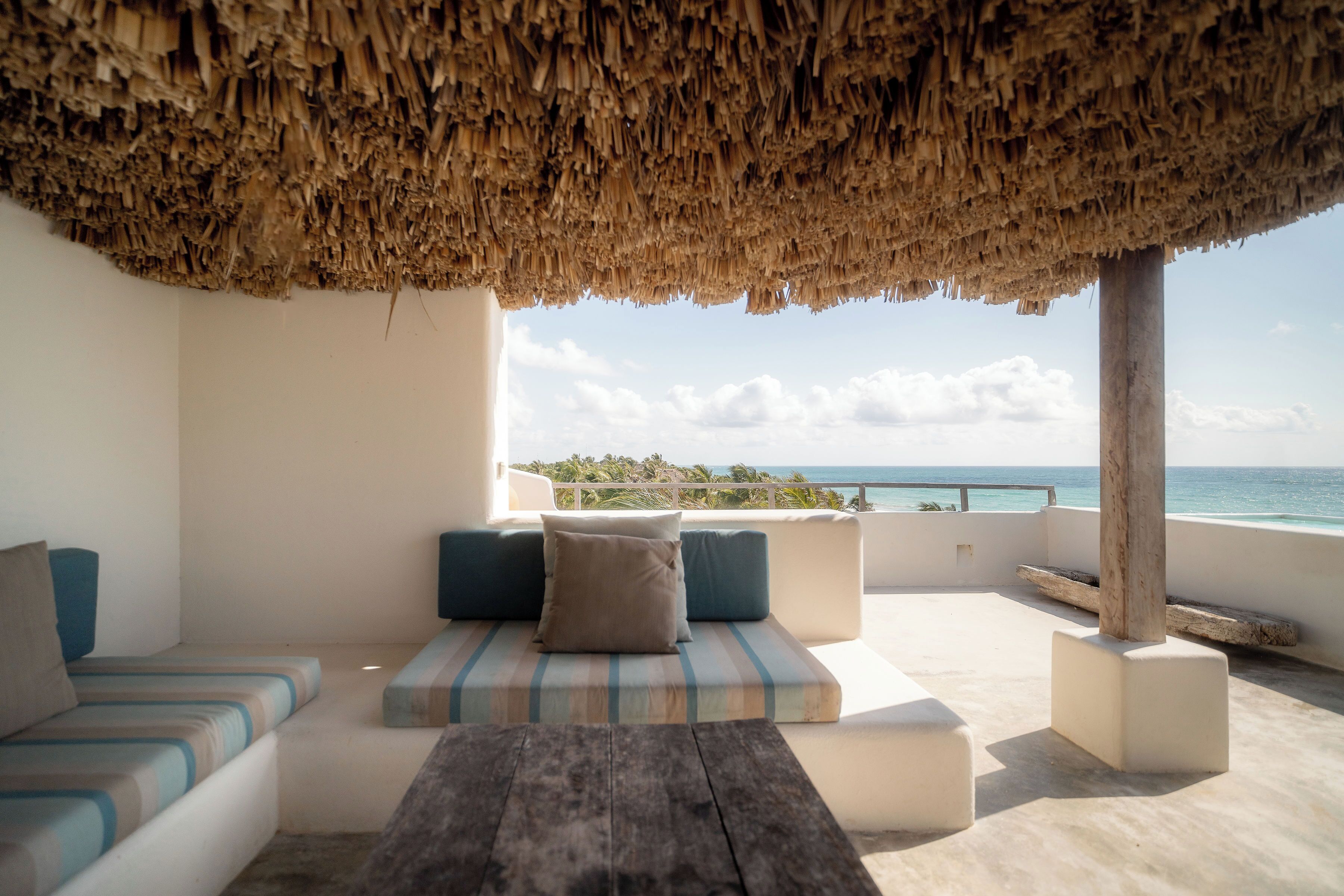 premium suite, private pool, sea view | terrace/patio