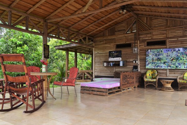 Sitteområde i lobbyen