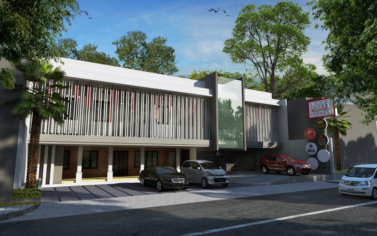 Fassade der Unterkunft