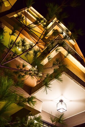 Front of property – evening/night