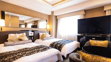 Deluxe Twin Room, Non Smoking | Premium bedding, down comforters, desk, laptop workspace