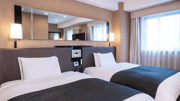 Deluxe Twin Room, Non Smoking | Premium bedding, down comforters, desk, laptop workspace