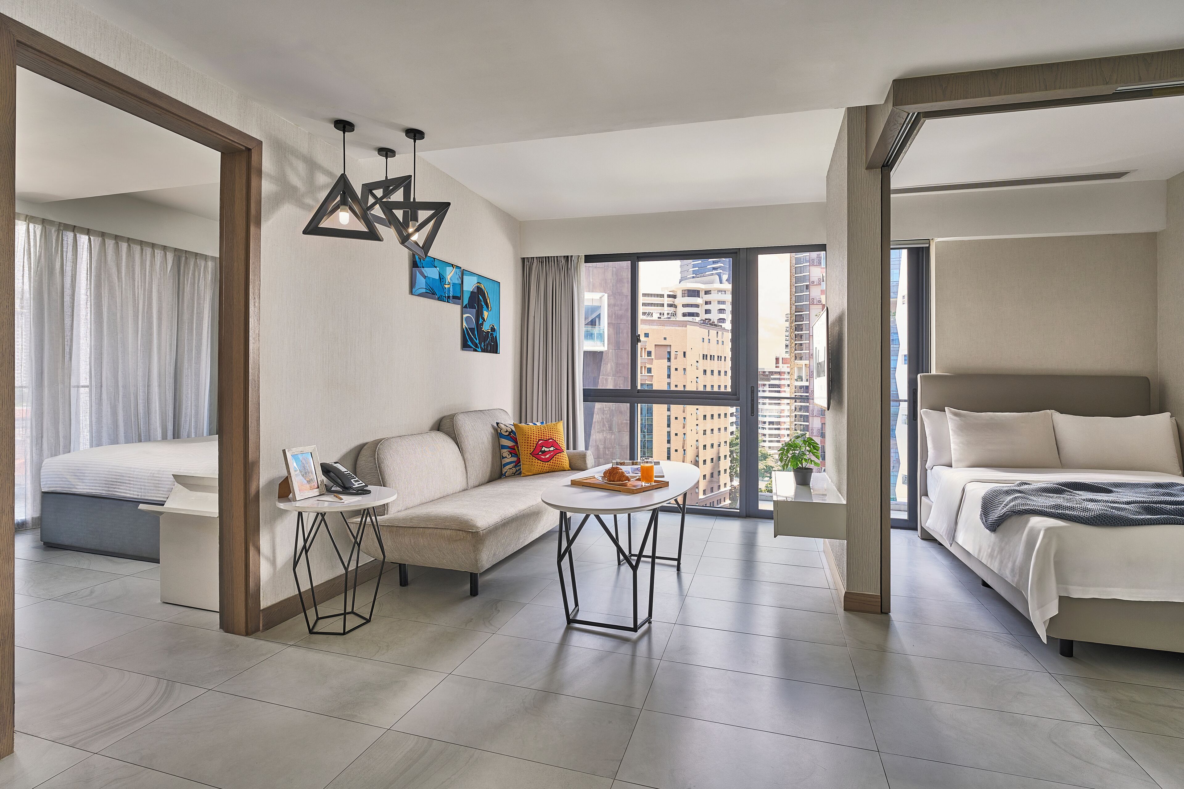 Premier Room, 2 Bedrooms | Living area | LED TV