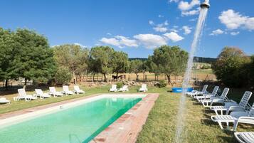 Außenpool, Liegestühle