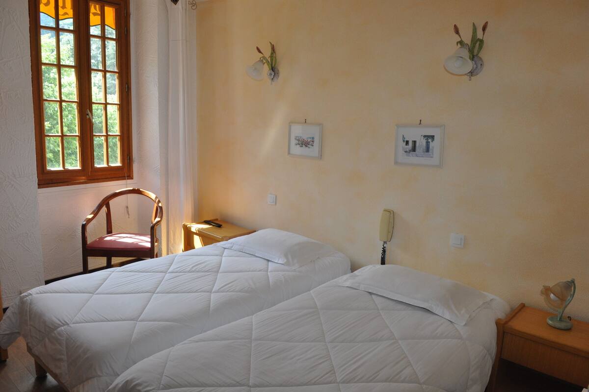 Zweibettzimmer, Seeblick | Schreibtisch, Bügeleisen/Bügelbrett, Babybetten, Zustellbetten