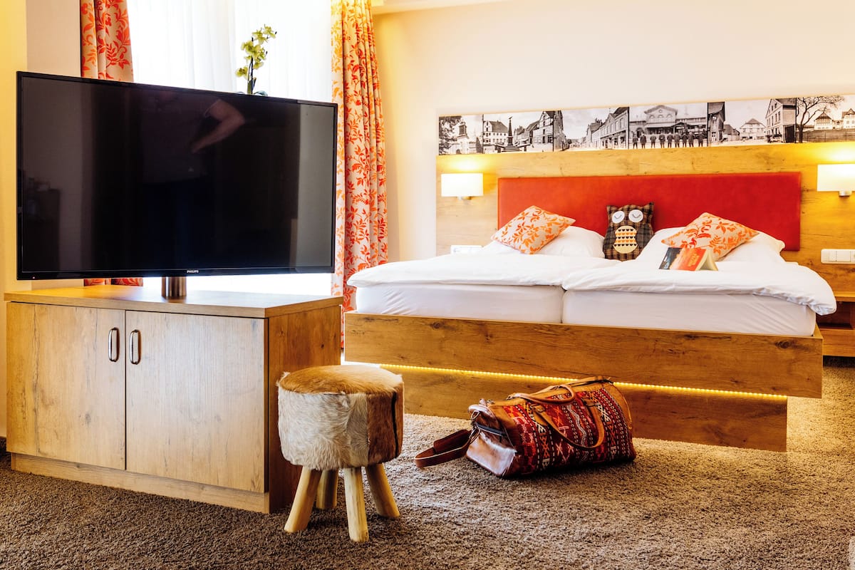 Comfort suite, niet-roken | Hypoallergeen beddengoed, een kluis op de kamer, individueel gedecoreerd