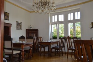 Daily buffet breakfast (EUR 14 per person)
