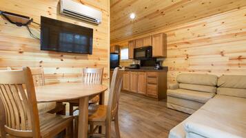 Deluxe Villa, 2 Bedrooms (Linens not provided) | Living room | Flat-screen TV