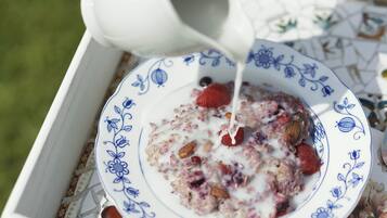 Daily continental breakfast for a fee