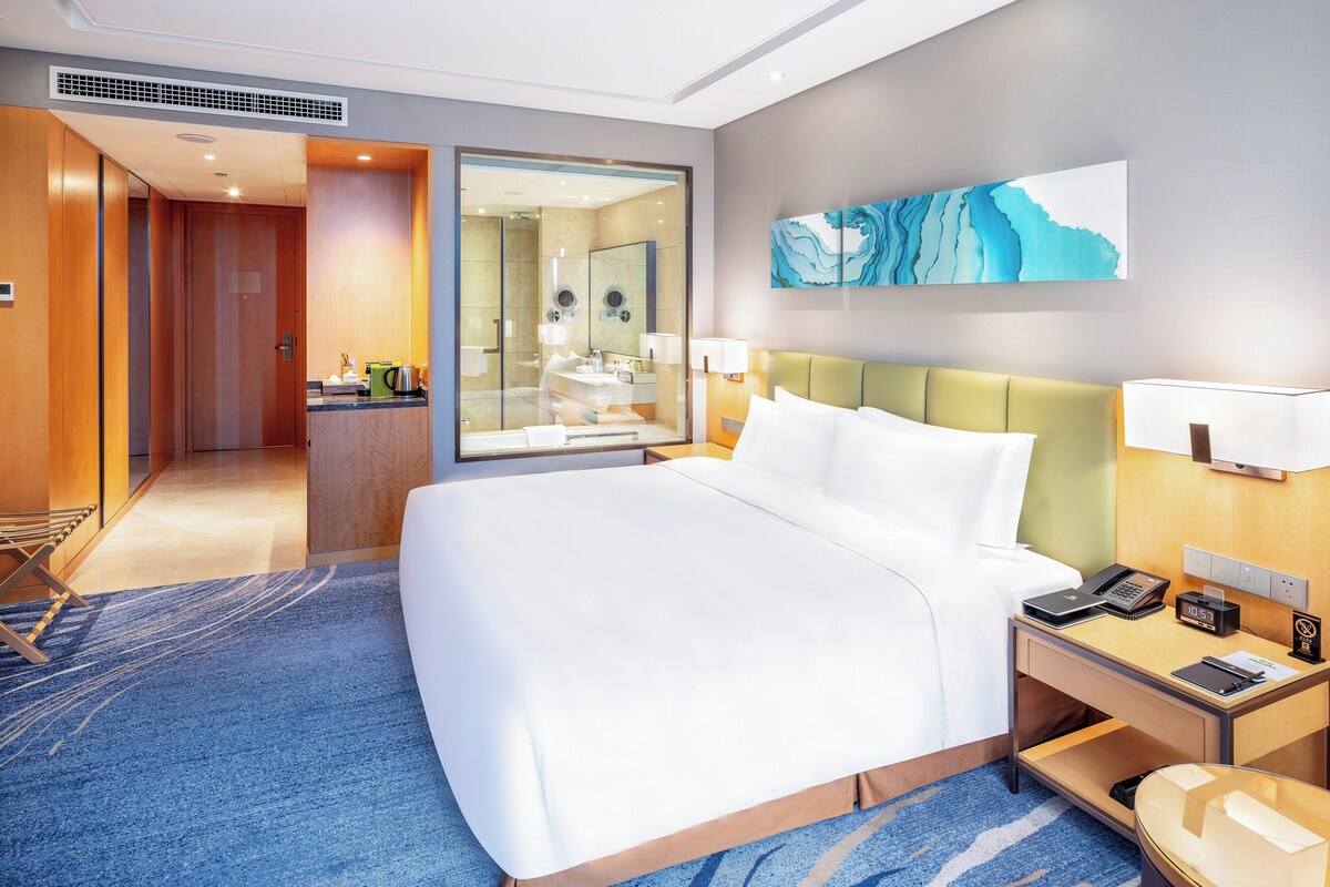 ห้องพรีเมียม, เตียงคิงไซส์ 1 เตียง, วิวเมือง | มินิบาร์, ตู้นิรภัยในห้องพัก, โต๊ะทำงาน, พื้นที่ทำงานแบบใช้แล็ปท็อป