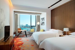 1 bilik tidur, peralatan tempat tidur premium, gebar bulu kapas 