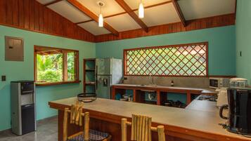 Superior Villa, 2 Bedrooms | Private kitchen | Full-sized fridge, microwave, oven, stovetop