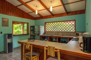 Superior Villa, 2 Bedrooms | Private kitchen | Full-size fridge, microwave, oven, stovetop