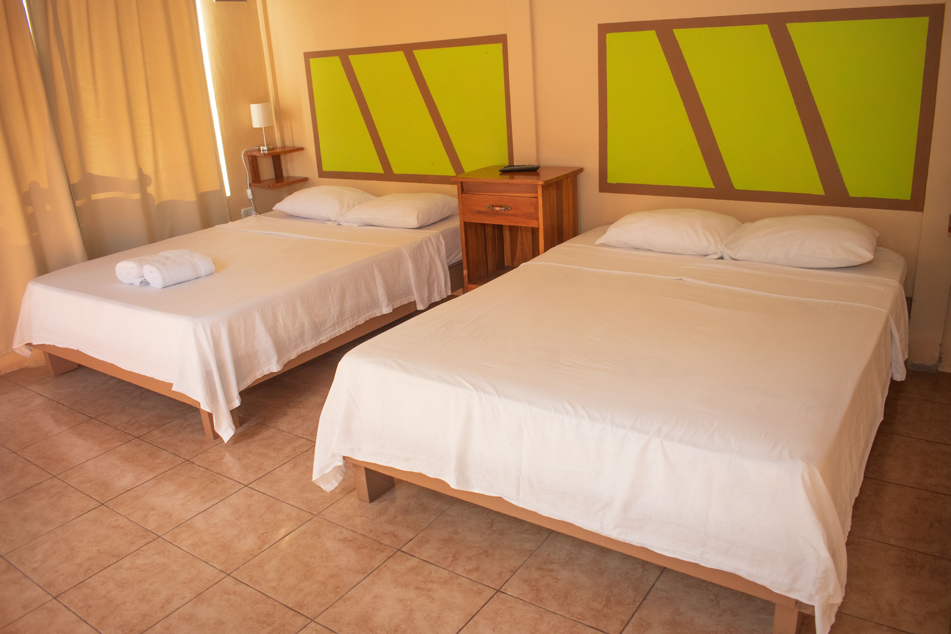 standard bungalow, 2 double beds | 1 bedroom, select comfort beds, minibar, blackout curtains