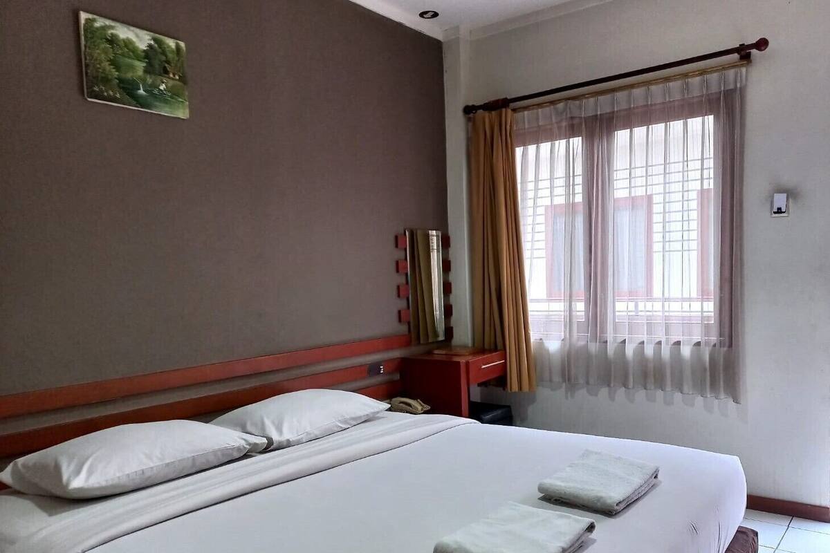 ห้องสแตนดาร์ดดับเบิล | โต๊ะทำงาน, Wi-Fi ฟรี, ผ้าปูที่นอน