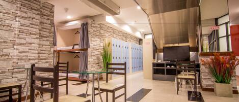 Sittområde i lobbyn