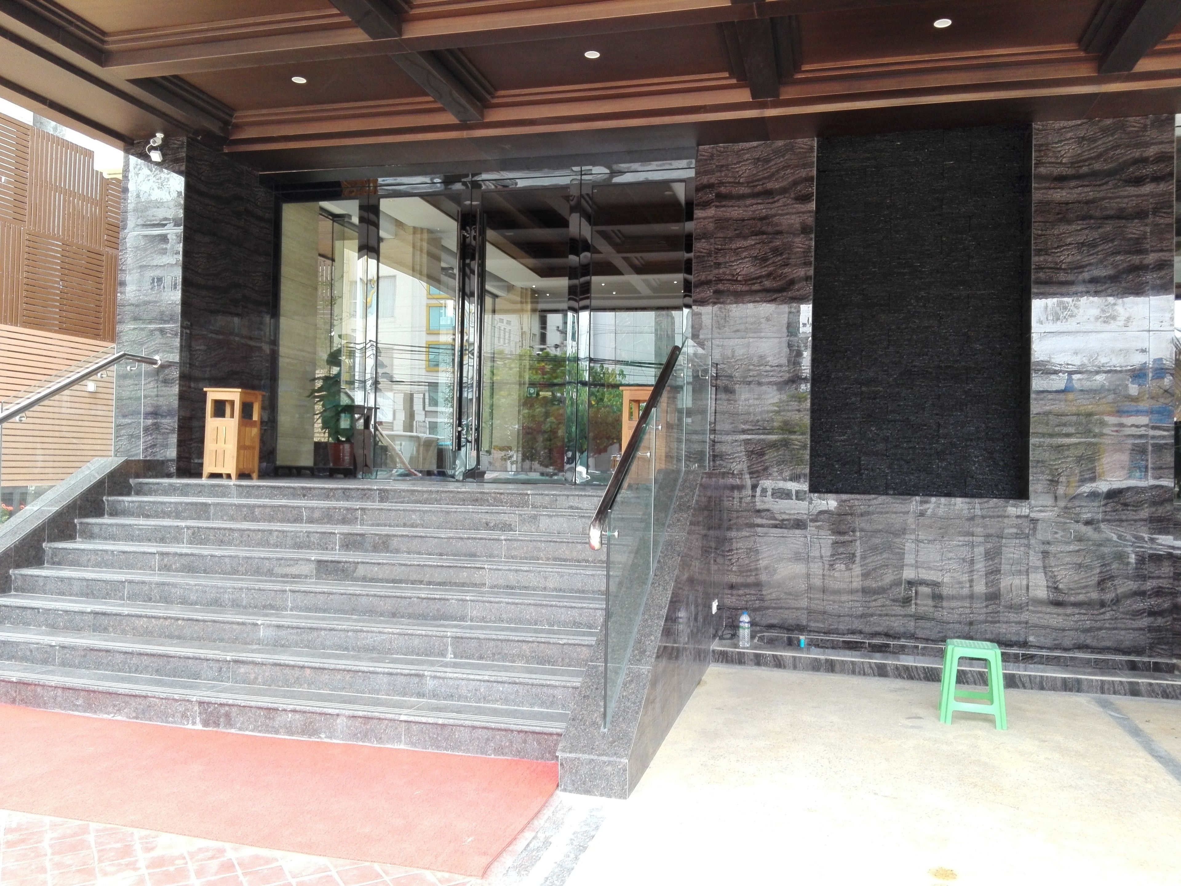 Interior entrance