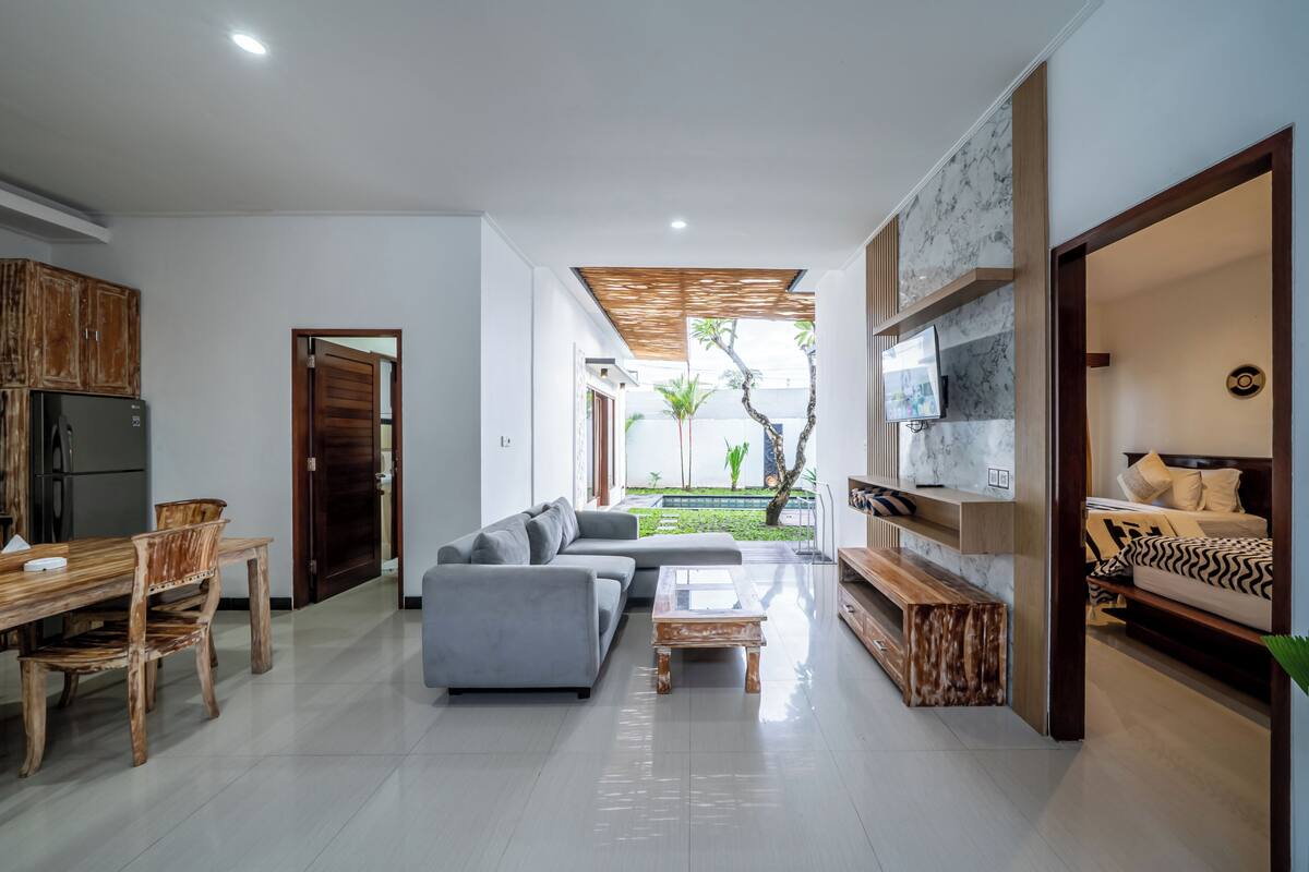 Villa, 1 Bedroom, Private Pool | 2 bedrooms, minibar, in-room safe, desk