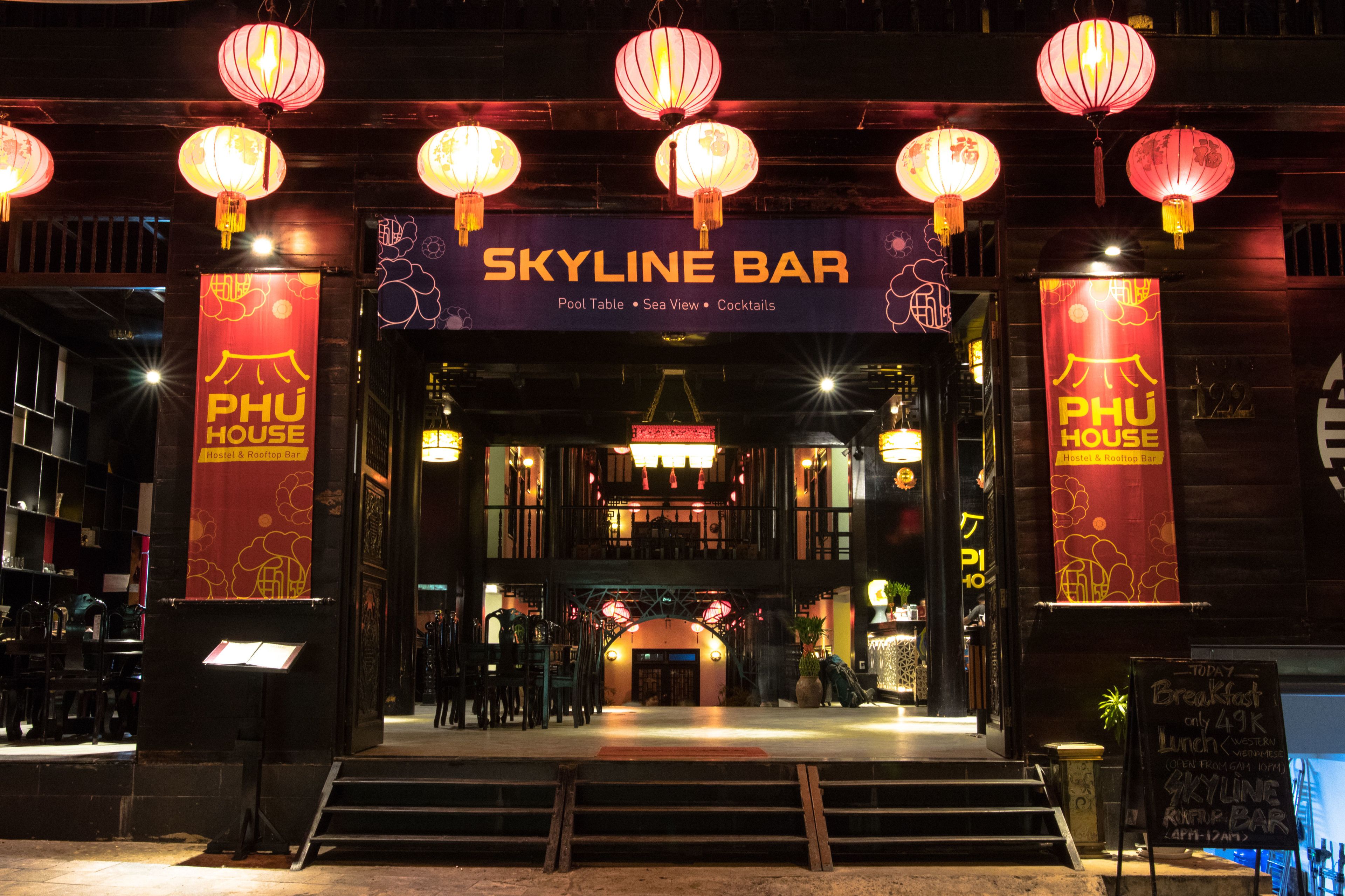 front of property – evening/night