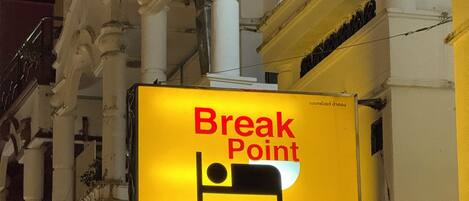 Facciata della struttura