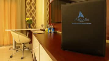 Premium bedding, minibar, in-room safe, desk