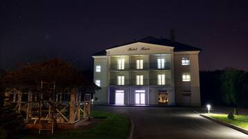 Front of property - evening/night