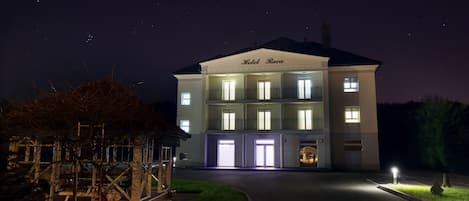 Front of property - evening/night