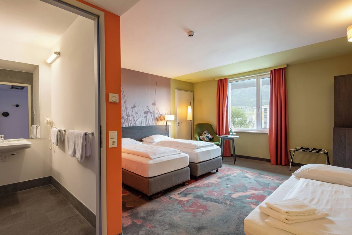 superior double or twin room, mountain view | laptop workspace, blackout curtains, soundproofing, iron/ironing board