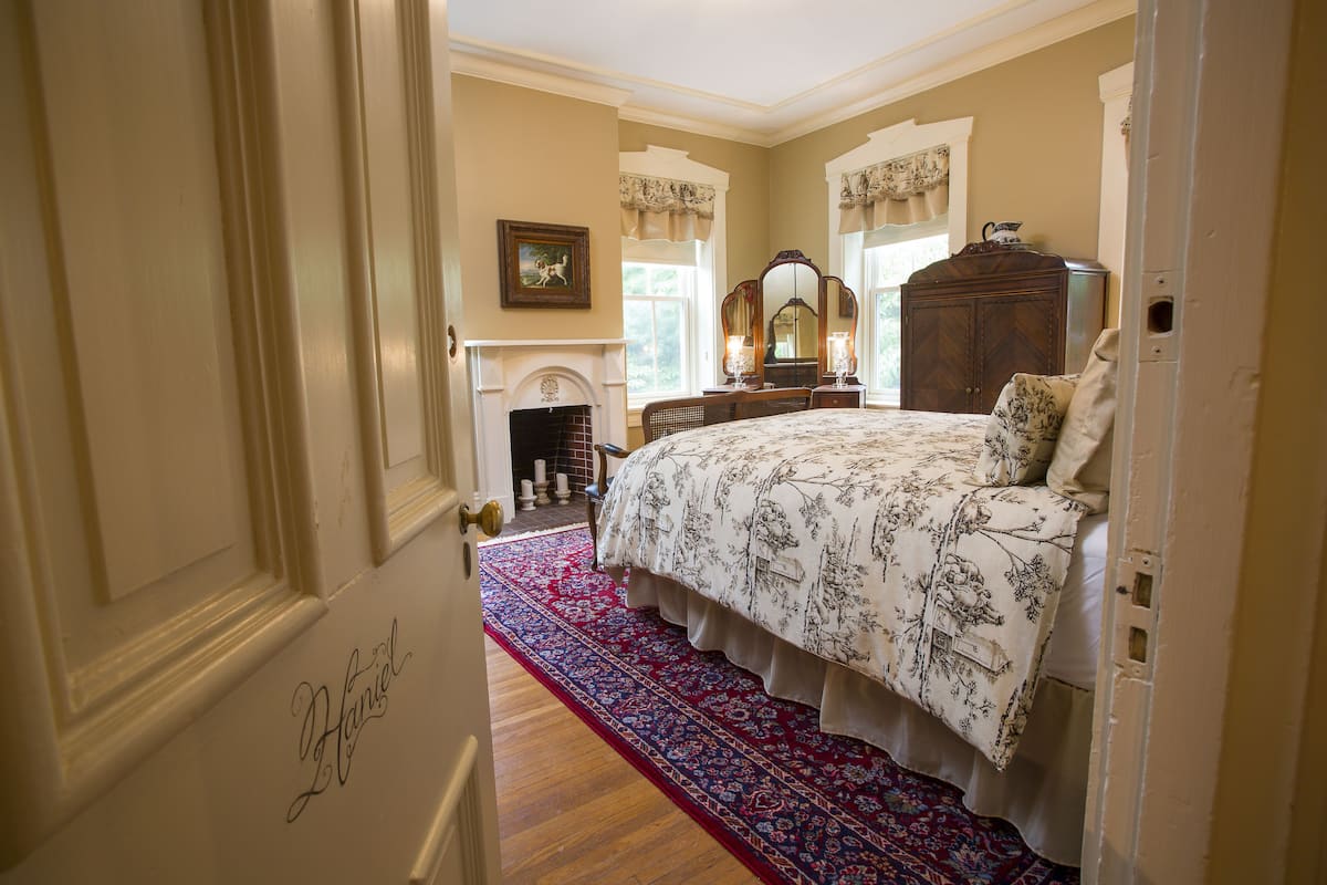 Haniel Room with detached private bath | Premium bedding, down comforters, individually decorated