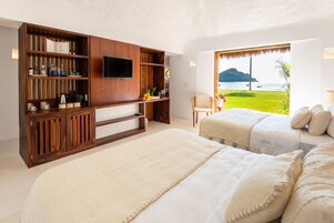 Standard Bungalow, 2 Queen Beds, Ocean View (Bungalow Queen) | In-room safe, individually furnished, free WiFi, bed sheets