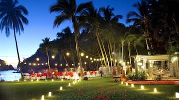 Espace banquet en plein air