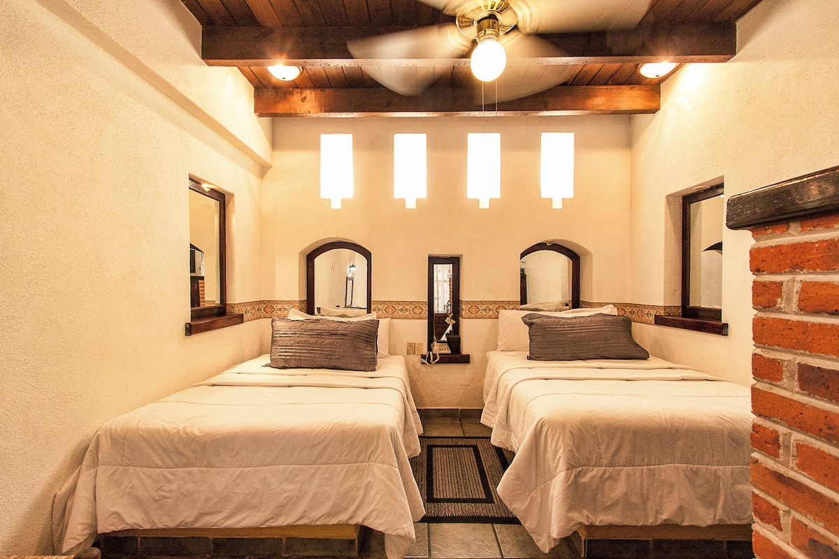 Family Room, 2 Double Beds | In-room safe, iron/ironing board (on request), cribs (surcharge)