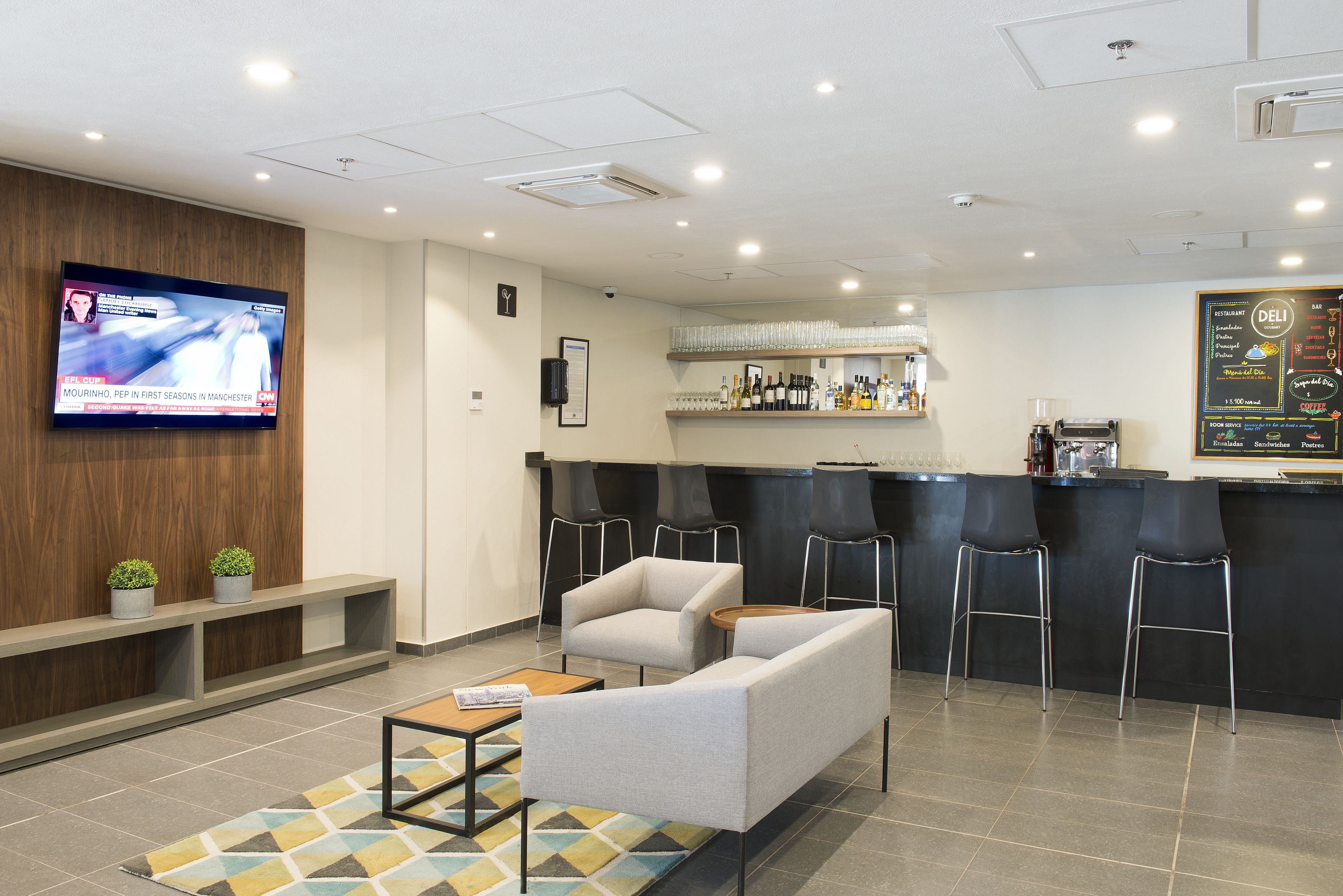 Sala de estar en el lobby