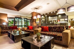 Sala de estar en el lobby