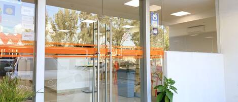 Façade de l’hébergement