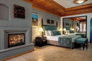 Habitación Deluxe, 1 cama de matrimonio, vistas al jardín | Sábanas de algodón egipcio, ropa de cama de alta calidad, minibar