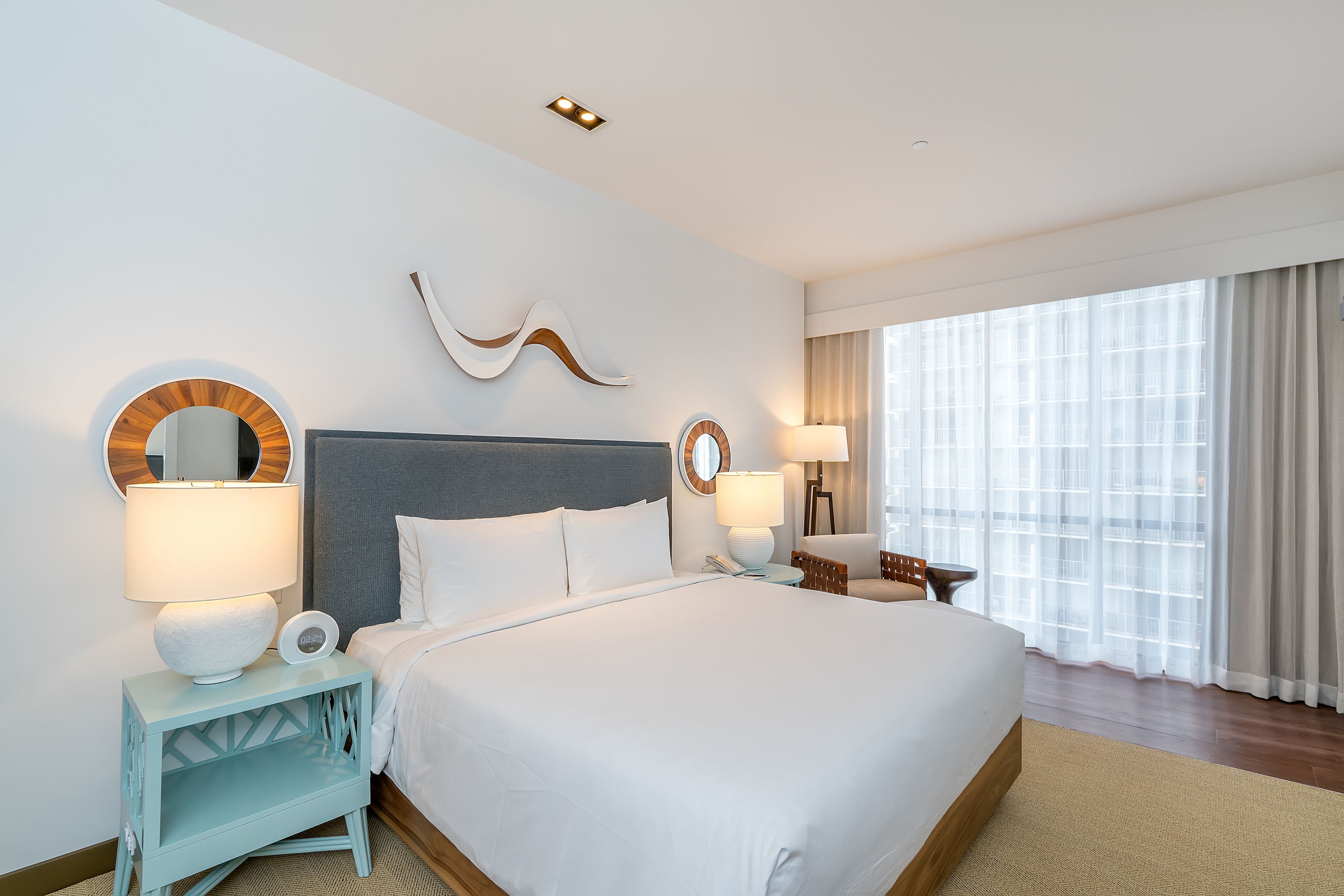 Premium bedding, in-room safe, blackout curtains, iron/ironing board